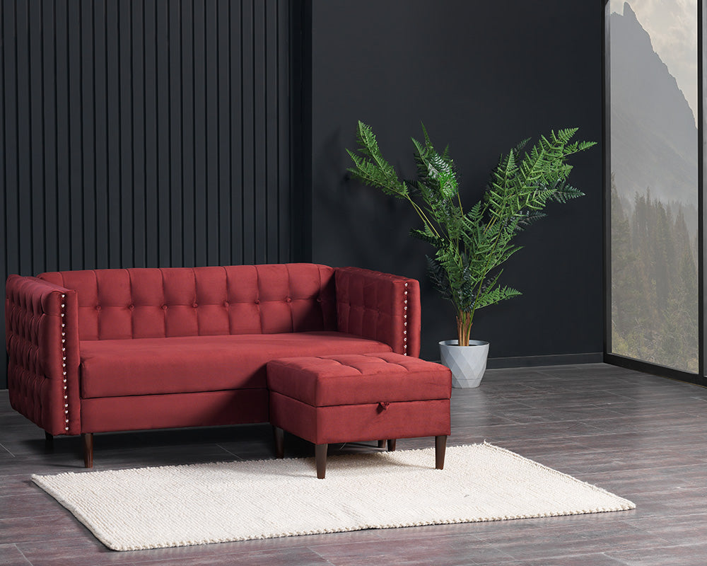 APARTMENT Burgundy Sofa
