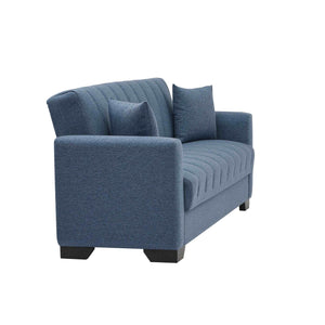 LUCAS Blue Sleeper Sofa