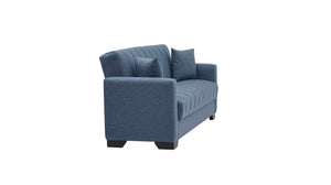LUCAS Blue Sleeper Sofa